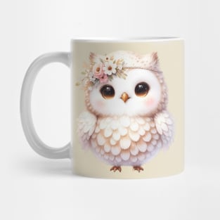 Boho Baby Owl Boho Babies A Watercolor Celebration Mug